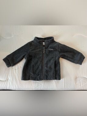Columbia Black Plush Fleece Jacket Infant 3-6mos